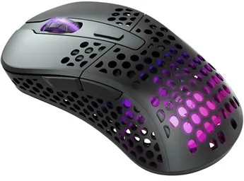 Xtrfy M4 Wireless RGB Gaming Mouse - Black - Gaming Mus - Optisk - 6 knappar - Svart med RGB-belysning